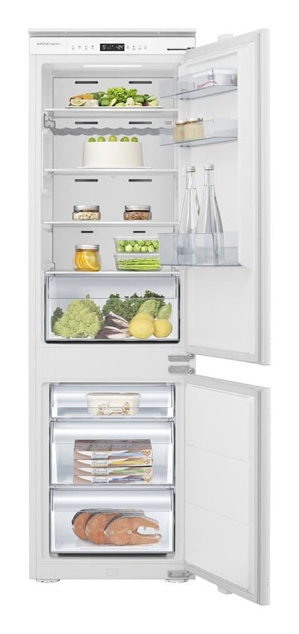 Smartway WHSCB33NBE0 – Frigorifero combinato da incasso 252 L